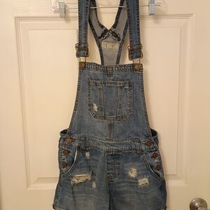 Rewash Blue Denim Overalls